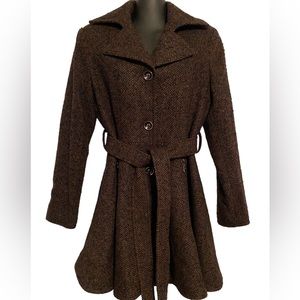 LAUNDRY By Shelli Segal Tweed Coat Large